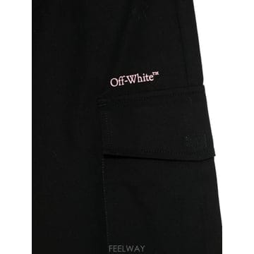오프화이트 로고 카고 팬츠 (KIDS 상품) OGCF006S25FA B0301518527