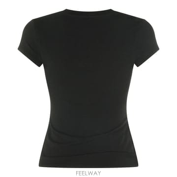 Alexander Wang �˷���� �� ���� ��ư �ΰ� ��Ʈ��ġ Ƽ���� 1CC326136100 B0482043705�˷���� �� ���� ��ư �ΰ� ��Ʈ��ġ Ƽ���� 1CC32613610