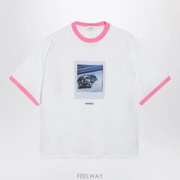 26 F/W 베르사체 레귤러핏 코튼 저지 티셔츠 WITH 메두사 프린 B0052067793