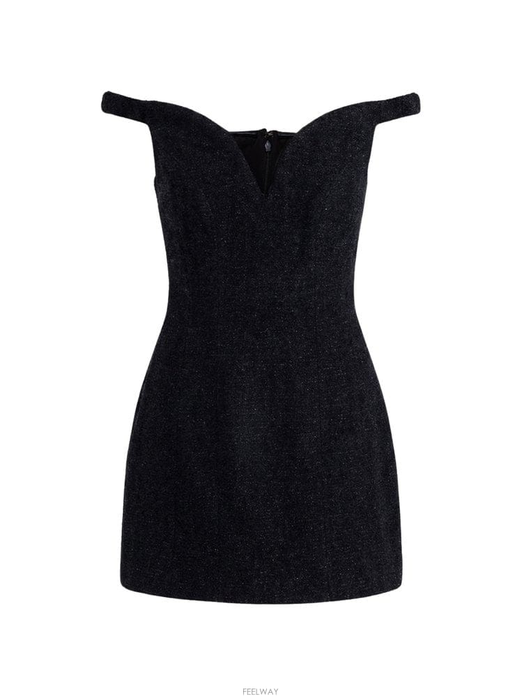 Self Portrait ���� ��Ʈ����Ʈ ��Ŭ�� �̴� �巹�� RS26075SBLACK B0191975015���� ��Ʈ����Ʈ ��Ŭ�� �̴� �巹�� RS26075SBLACK B0191
