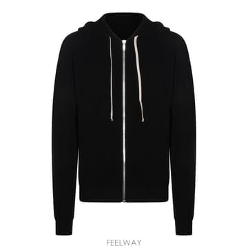 릭오웬스 블랙 버진 울 후드 스웨터 RU01F2614KWVH09 B0561939155