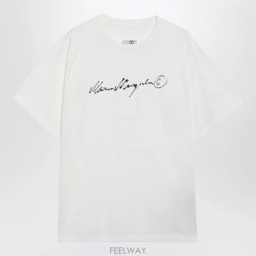메종마르지엘라 반팔 크루넥 티셔츠