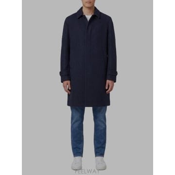 26 F/W 라르디니 다크 블루 싱글브레스트 코트 CN23223CN6 B0022265430