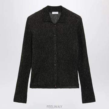 26 F/W 브루넬로 쿠치넬리 스파클링 브라운 리브드 실크 블렌드 가 B0052265612