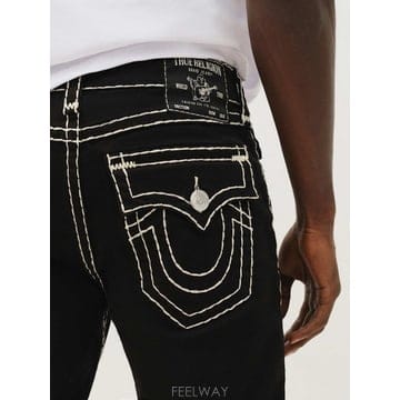 트루릴리젼 청바지 블랙진 RICKY SUPER T STRAIGHT JEAN