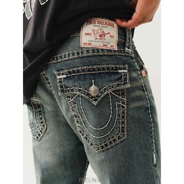 트루릴리젼 청바지 RICKY SUPER T FLAP STRAIGHT JEAN DARK WASH