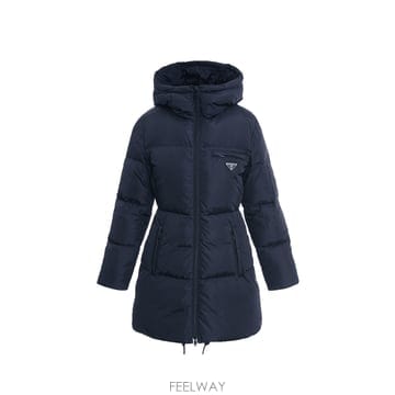 [당일발송] 프라다 리나일론 여성 다운 패딩 네이비 29F430