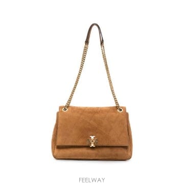 그란데비타 해외 토리버치 여성 CHARLIE SUEDE LEATHER SHOULDER BAG 18335720