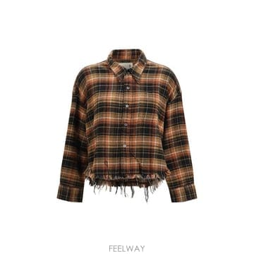 해외 이태리배송 AW26 알써틴 여성 체크무늬 셔츠 R13WR150_R858B