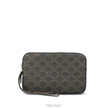 CELINE �׶�����Ÿ �ؿ� ������ ���� TRIOMPHE CANVAS POUCH L105B3M6304LI�׶�����Ÿ �ؿ� ������ ���� TRIOMPHE CANVAS POUCH L105