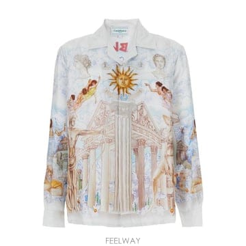 카사블랑카 지식의 사원 셔츠 UMF24SH006 05LETEMPLEDUSAVOIR TP979607446
