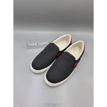 구찌 남성 에이스 캔버스 슬립온 스니커즈 834216