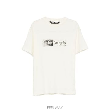 팜 엔젤스 스탬프 로고 코튼 티셔츠 PAMAA001JR0050310 B0712266145