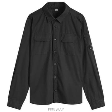 CP컴퍼니 개버딘 셔츠 블랙