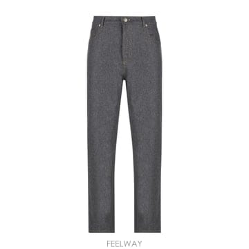 26 FW 브루넬로 쿠치넬리 로고 패치 스트레이트 레그 진 CIB74 M038PF1012