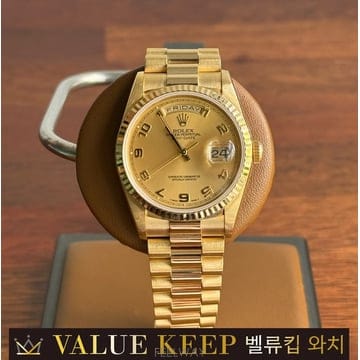 로렉스 데이데이트 옐로우골드 샴페인 36mm