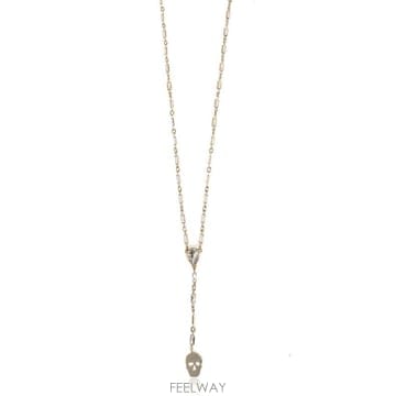 (해외배송) Alexander McQueen Alexander McQueen 해골 펜던트 목걸이 A00024