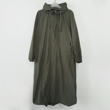 마인 MINE 나일론 후드 롱 자켓