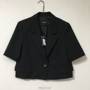 새상품 25 MAJE 마쥬 크롭 반팔 자켓 36