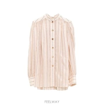 끌로에 스트라이프 실크 셔츠 CH26AHT183069N5 B0712266776
