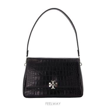 26 F/W 토리 버치 찰리 숄더 백 TORY BURCH 레더 블랙  B0732245542
