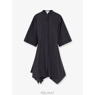 알라이아 패널 코튼 드레스 AA9R3071T611C995 B0652266974