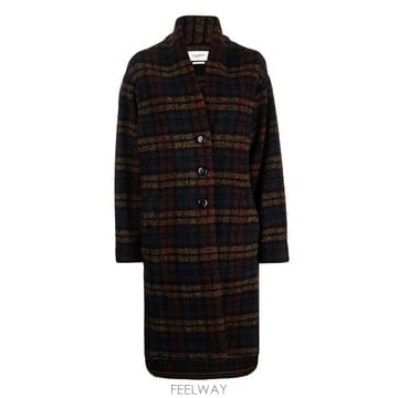 [당일]이자벨마랑 가브리엘 GABRIEL 체크 울 코트 MA1297 22A012E MUBK