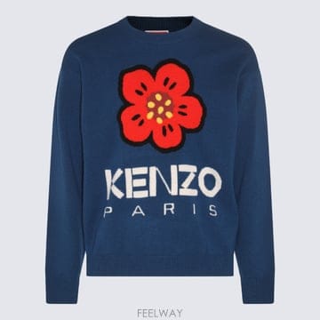 23FW KENZO 저지 WITH EMBROIDERY BOKE FLOWER FD65PU4273LD73 TP5