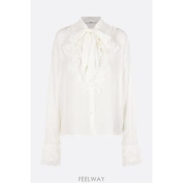 [E32]에르마노설비노 D492K360APVKX10602 여성 셔츠 블라우스 ERMANNO SCERVINO 