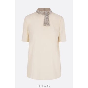 [E32]발렌티노 가라바니 9B3AEBY021B4KY 여성 블라우스 valentino crepe de chi