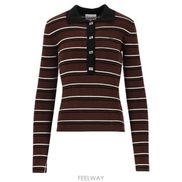 [A94]가니 A1170004999 여성 폴로셔츠 피케셔츠 GANNI GANNI Polo Shirt
