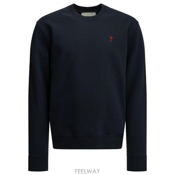 [V90]아미 BFUSW035730430 남성 스웨트셔츠 후드 맨투맨 Ami De Coeur crewneck