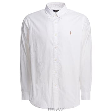[V90]폴로  710P066880025026B WHITE 남성 셔츠 남방 Oxford Custom fit 