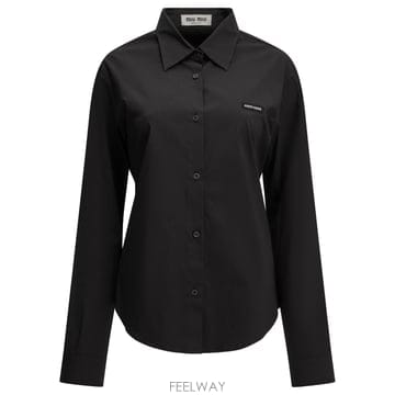 [V90]미우미우 MK20616472F0002 S OOO 여성 셔츠 남방 블라우스 Casual stretch