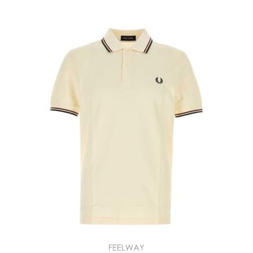 [X45]프레드 M3600 69C 남성 폴로 피케셔츠 Ivory piquet polo shirt