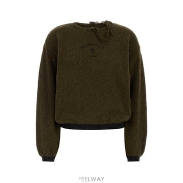 [X45]메종마르지엘라 S52HL0062M13283 727S 여성 스웨터 니트 가디건 Olive green 