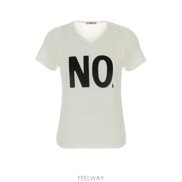 [X45]펜디 FS9805B19V F0QM0 여성 티셔츠 민소매 탑 나시 White cotton t shir