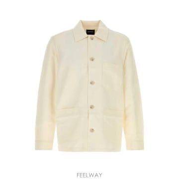 [X45]보스 50567292 118 남성 셔츠 남방 긴팔 반팔 Ivory jersey shirt