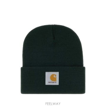 [X45]칼하트 I036962 3U0XX 남성 모자 버킷햇 비니 캡 Bottle green knit Shor