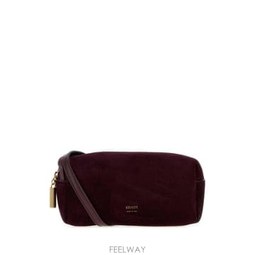 [X45]카이트 H30411054L1054 585 여성 크로스백 숄더백 미니백 탑핸들백 Plum suede 