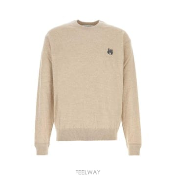 [X45]메종 키츠네 MRMKJ04KT1220 H218 남성 스웨터 니트 가디건 Sand wool sweat