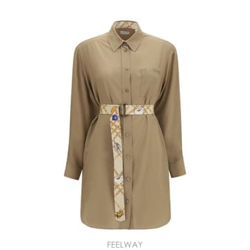 [K68]버버리 8129794 C2386 여성 원피스 롱 미디 미니 드레스 Silk crepe de chin