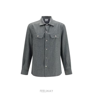브루넬로 쿠치넬리 긴팔 셔츠 GREY