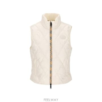 [P13]버버리 8127011C6056 여성 패딩베스트 패딩자켓 다운베스트 조끼 다운 로고 BURBERRY 