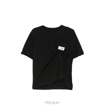 [P13]메종마르지엘라 S52NF0018M20048900 여성 반팔티 라운드 브이넥 티셔츠 탑 탱크탑 라운드