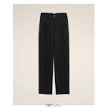 [G95]아미 FTR909WV0216001 여성 트라우저 치노 면바지 HIGH WAIST WIDE TROUS
