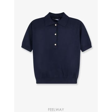 [A8] S막스마라 2629366051600 폴로 폴라 티셔츠 탑 여성 2629366051600-004