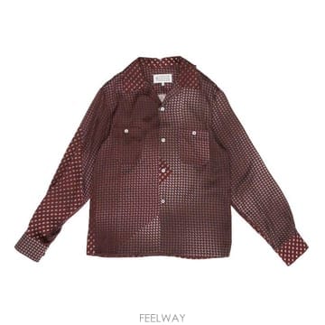 메종 마르지엘라 페이즐리 프린트 버튼 셔츠 S50DT0083M36040 229S TP979607690