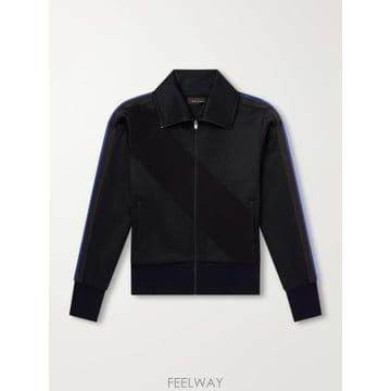 26 FW 웨일즈 보너 블랙 폼 로고 자수 스트라이프 져지 재킷 TP580550588
