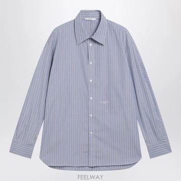 26 F/W 지방시 화이트블루 스트라이프 포플린 셔츠 BM615816 B0052035768